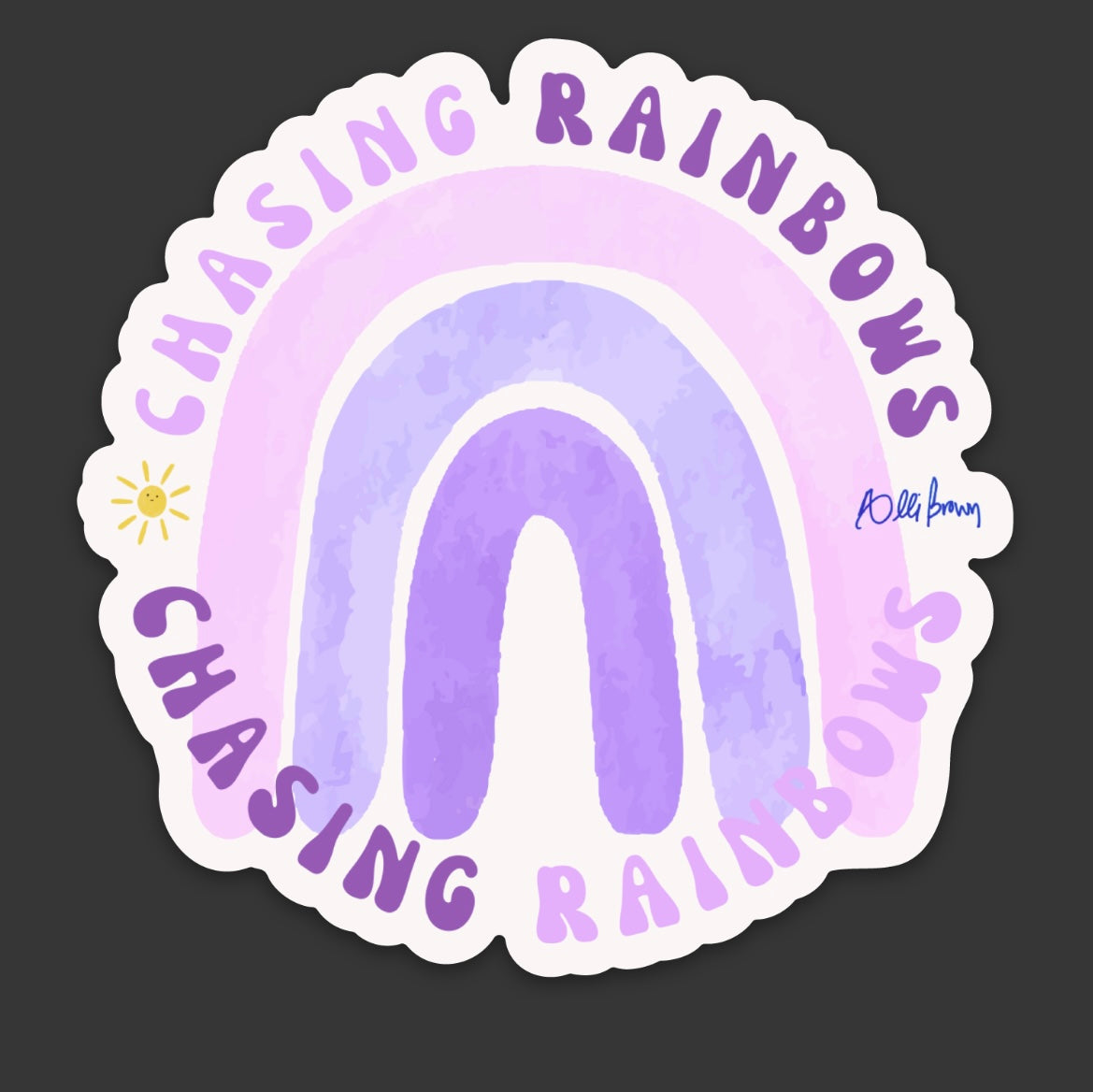 Chasing Rainbows Sticker