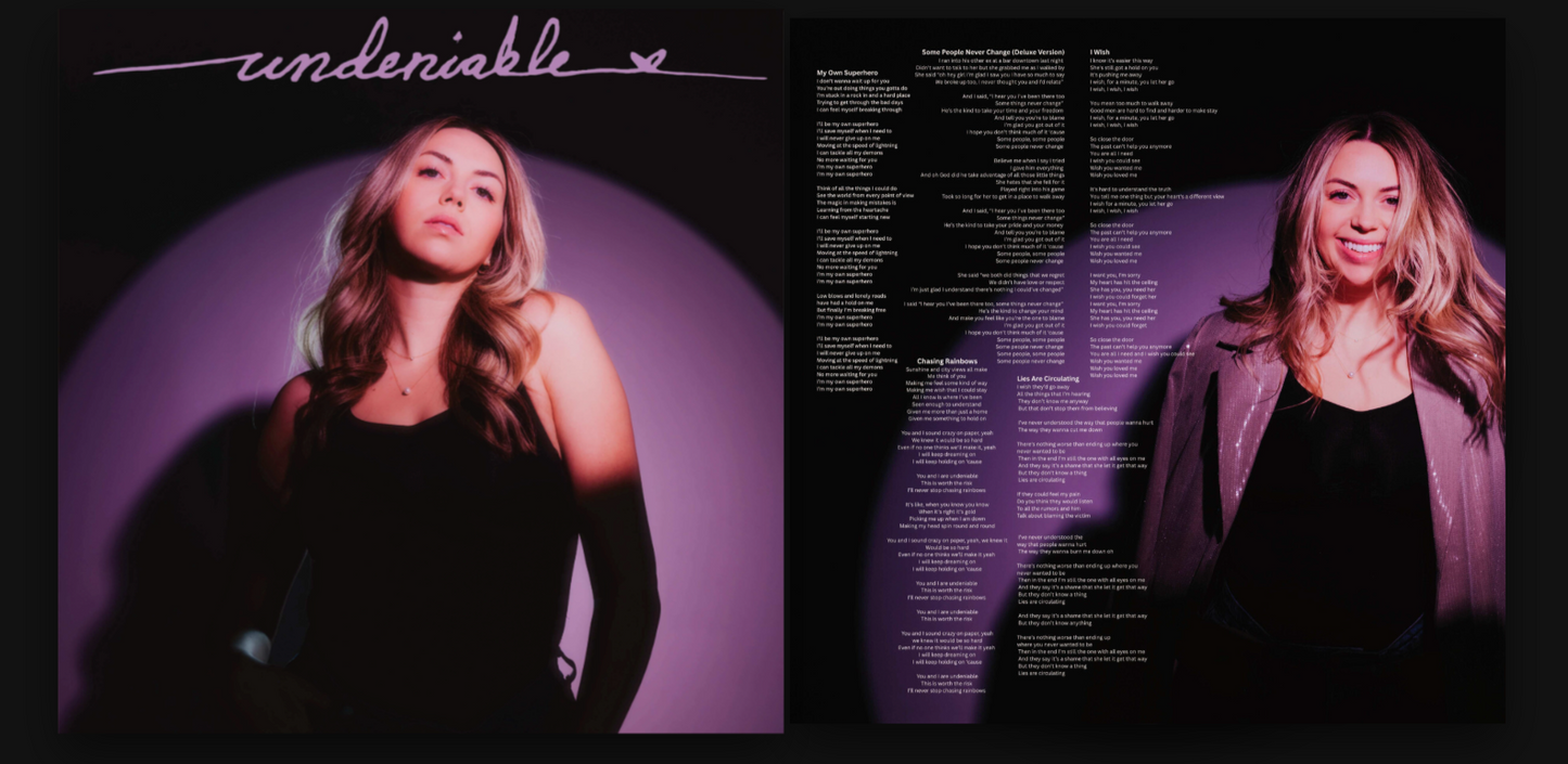 "Undeniable" Album on Premium Vinyl