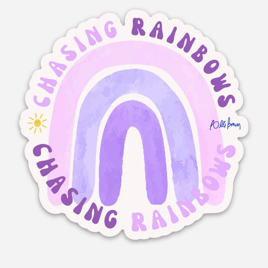 Chasing Rainbows Sticker